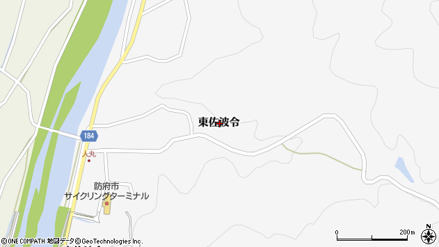 〒747-0061 山口県防府市東佐波令の地図