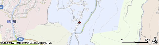 和歌山県有田郡有田川町船坂20周辺の地図