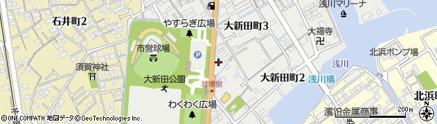 濱田電機鉄工株式会社　今治出張所周辺の地図