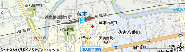 蔵宿ビジネスホテル周辺の地図