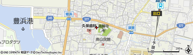 香川県観音寺市豊浜町姫浜1377周辺の地図