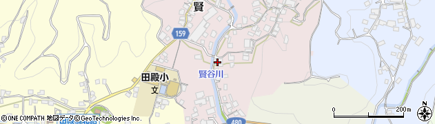 和歌山県有田郡有田川町賢1032周辺の地図