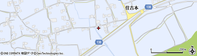 徳島県阿波市市場町香美住吉本167周辺の地図