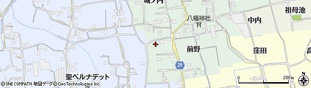 徳島県徳島市国府町井戸前野45周辺の地図