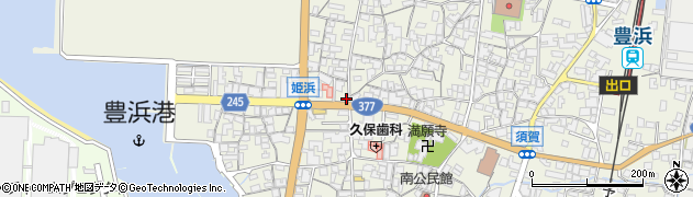 香川県観音寺市豊浜町姫浜331周辺の地図