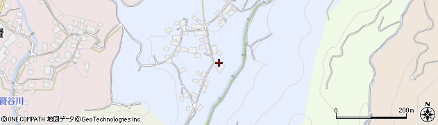 和歌山県有田郡有田川町船坂41周辺の地図