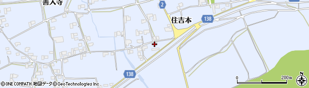 徳島県阿波市市場町香美住吉本138周辺の地図
