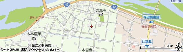 和歌山県有田市野41周辺の地図