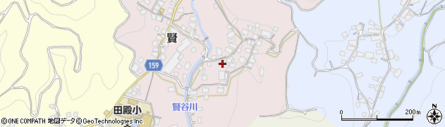和歌山県有田郡有田川町賢1021周辺の地図