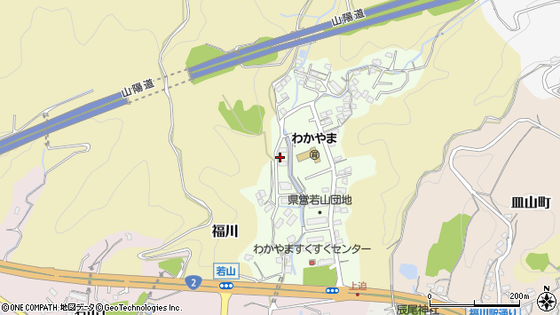 〒746-0065 山口県周南市上迫町の地図