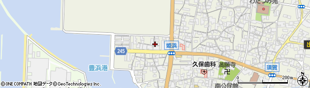 香川県観音寺市豊浜町姫浜213周辺の地図