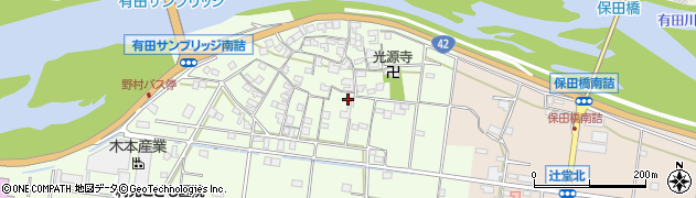和歌山県有田市野48周辺の地図