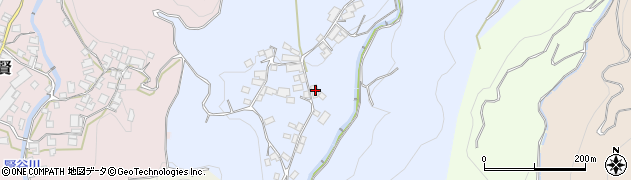 和歌山県有田郡有田川町船坂45周辺の地図