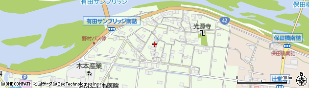 和歌山県有田市野125周辺の地図