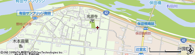 和歌山県有田市野26周辺の地図