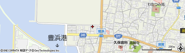 香川県観音寺市豊浜町姫浜216周辺の地図
