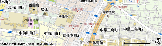 徳島県徳島市助任本町周辺の地図