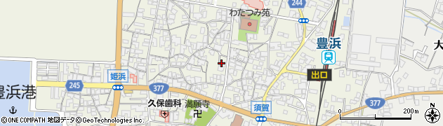香川県観音寺市豊浜町姫浜1353周辺の地図