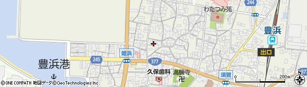 香川県観音寺市豊浜町姫浜1320周辺の地図