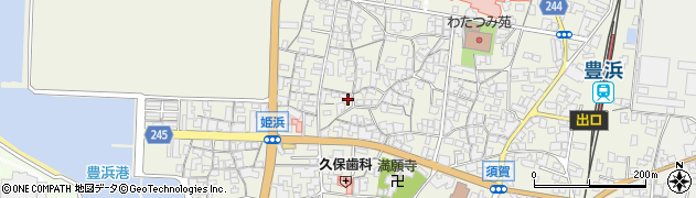 香川県観音寺市豊浜町姫浜1322周辺の地図