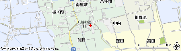 徳島県徳島市国府町井戸前野8周辺の地図