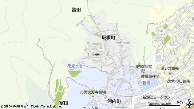 〒746-0031 山口県周南市坂根町の地図