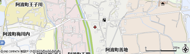 徳島県阿波市阿波町善地227周辺の地図