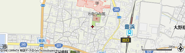 香川県観音寺市豊浜町姫浜1262周辺の地図
