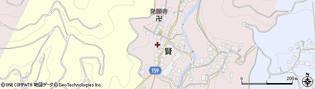 和歌山県有田郡有田川町賢149周辺の地図