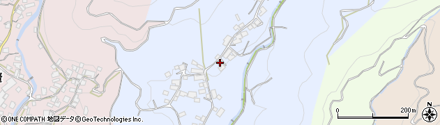 和歌山県有田郡有田川町船坂105周辺の地図