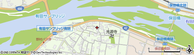 和歌山県有田市野83周辺の地図
