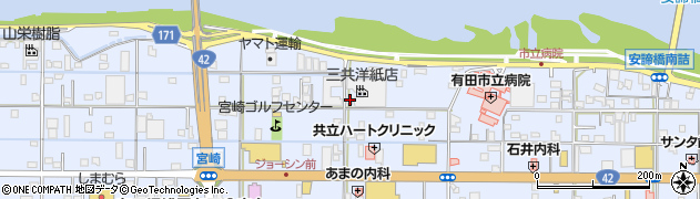 和歌山県有田市宮崎町47周辺の地図