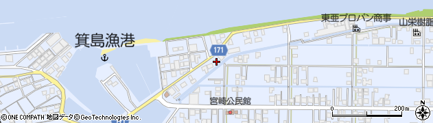 和歌山県有田市宮崎町398周辺の地図