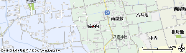 徳島県徳島市国府町井戸（城ノ内）周辺の地図