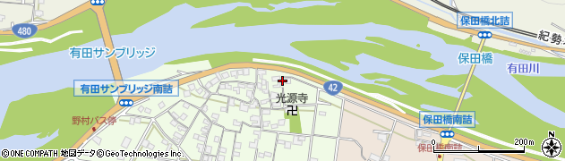 和歌山県有田市野60周辺の地図