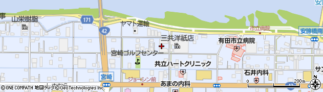和歌山県有田市宮崎町61周辺の地図