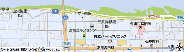 和歌山県有田市宮崎町58周辺の地図