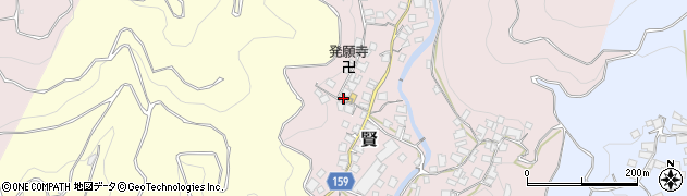 和歌山県有田郡有田川町賢138周辺の地図