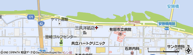 和歌山県有田市宮崎町38周辺の地図