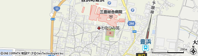 香川県観音寺市豊浜町姫浜1258周辺の地図