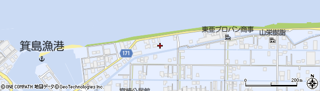 和歌山県有田市宮崎町385周辺の地図
