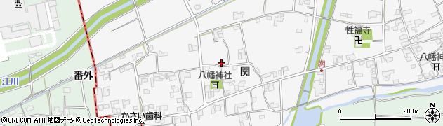 徳島県石井町（名西郡）高原（関）周辺の地図