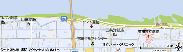 和歌山県有田市宮崎町50周辺の地図