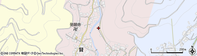 和歌山県有田郡有田川町賢975周辺の地図