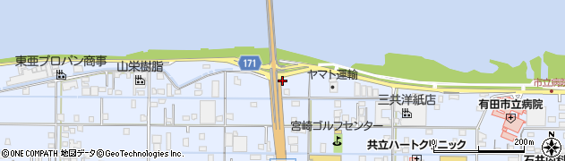 和歌山県有田市宮崎町165周辺の地図