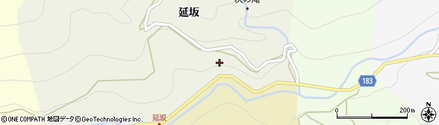 和歌山県有田郡有田川町延坂269周辺の地図
