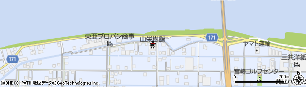 和歌山県有田市宮崎町342周辺の地図