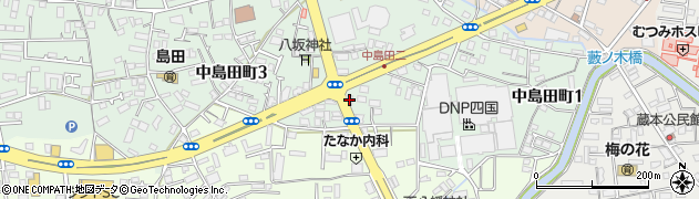 チケットキング徳島西店周辺の地図
