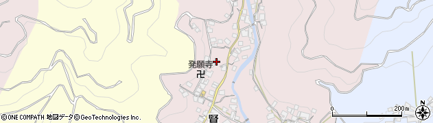 和歌山県有田郡有田川町賢133周辺の地図