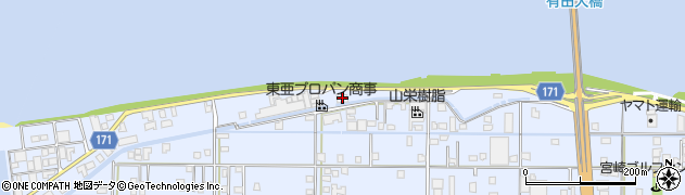 和歌山県有田市宮崎町363周辺の地図